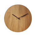 Fdkwv Nordic Style Wall Clock - Minimalist Natural Wood Design Without Numbers - Silent Decorative Clock for Modern Home & Bedroom